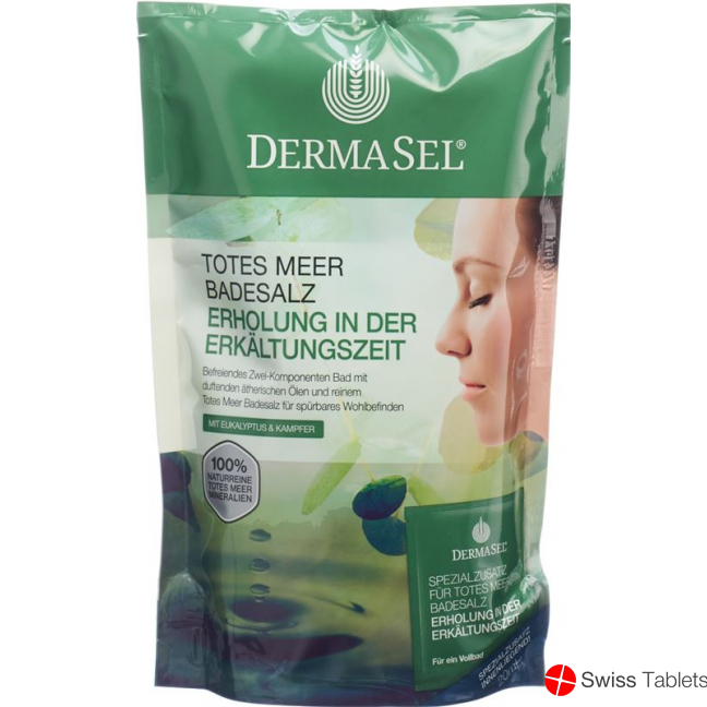 Dermasel bath salts Colds + 20ml Btl 400g