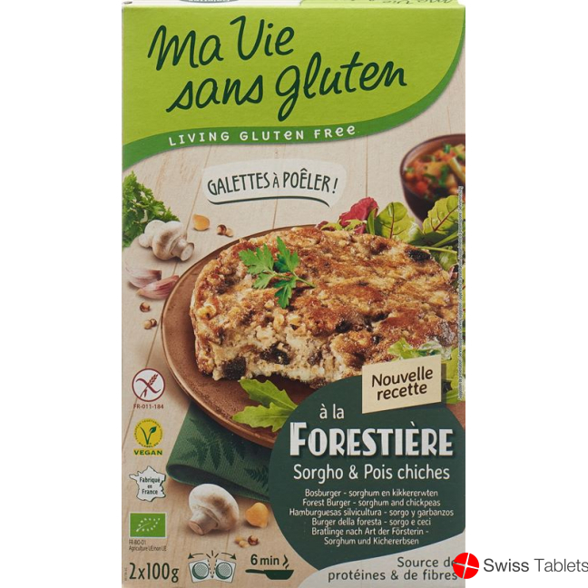 Ma Vie S Glut Bratlinge Pilze-Kichererbs 2x 100g buy online
