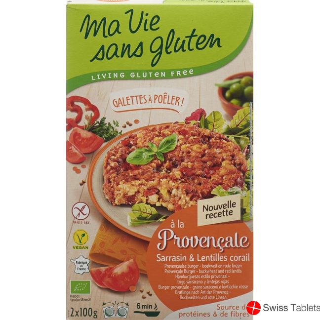Ma Vie S Glut Bratlinge Tomat-Rot Linsen 2x 100g buy online