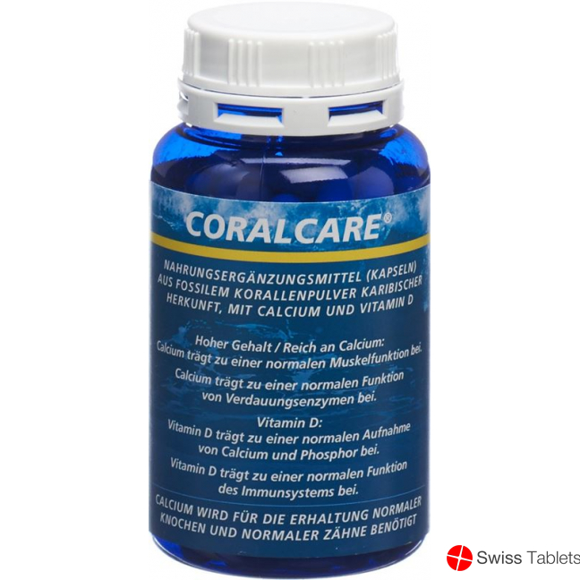 Coral Care Caribbean origin with vitamin D3 Cape 1000 mg Ds 120 pcs