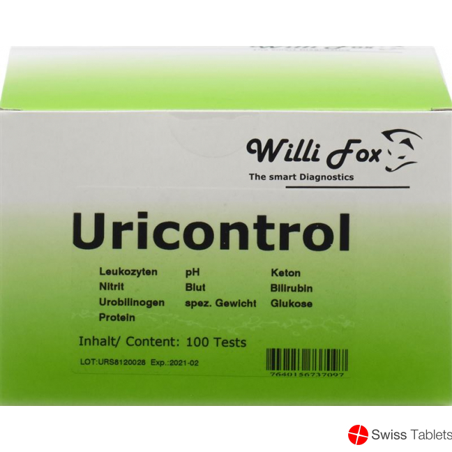 Willi Fox Uricontrol 100 pcs
