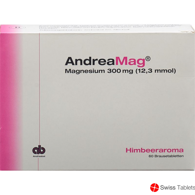 Andreamag Brausetabl 300 mg with raspberry flavor 60 pcs
