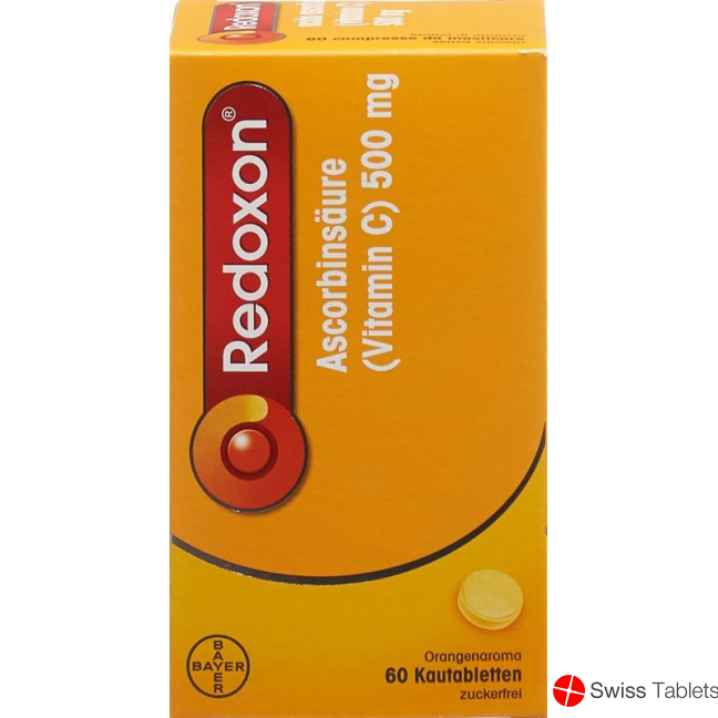Redoxon Kautabl 500 mg orange flavor sugarless 60 pcs
