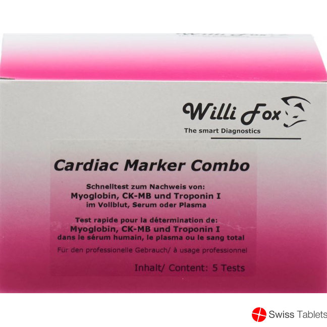 Willi Fox Cardiac Marker ComboTest 5 pcs