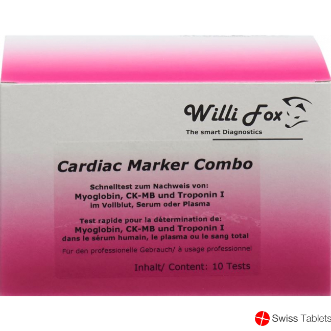 Willi Fox Cardiac Marker Test Combo 10 pcs