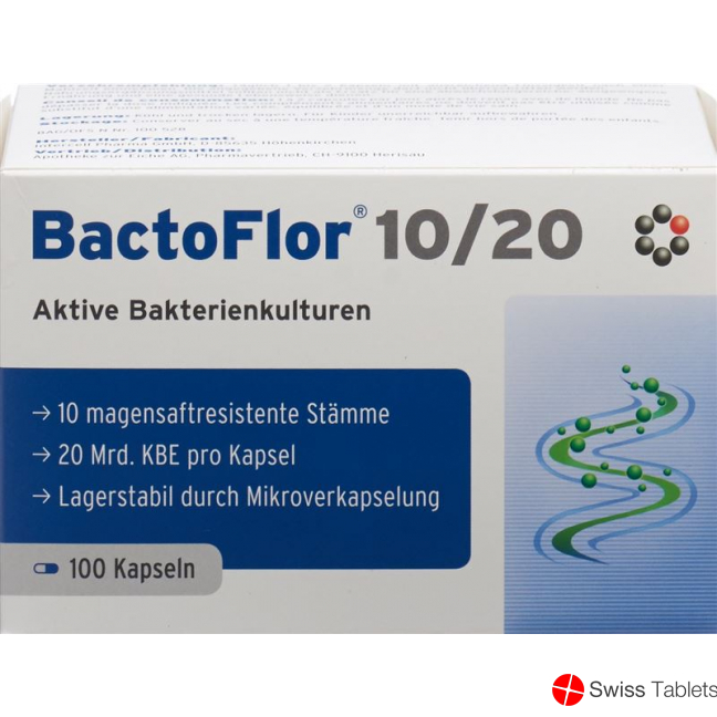 BactoFlor 10/20 Kaps 100 pcs