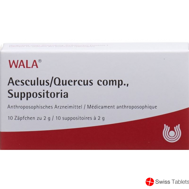Wala Aesculus/quercus Comp Zäpfchen 10x 2g buy online