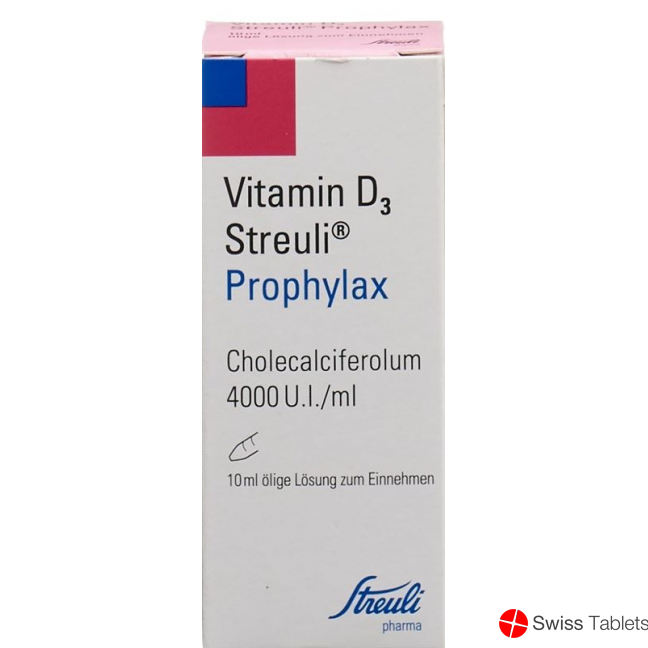 Vitamin D3 Streuli 4000 IU / ml oral solution 10 ml Prophylax