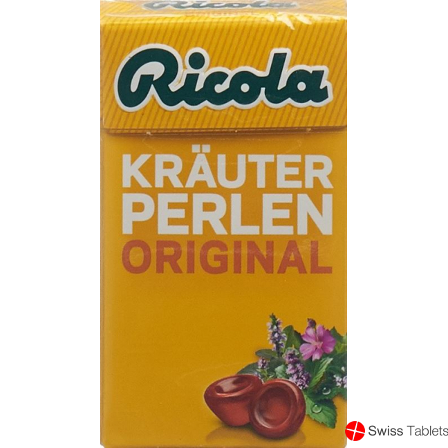 Ricola 25 g original herbal pearl sugar-free candy box