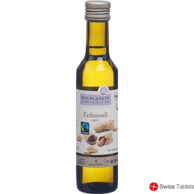 Bio Planete Erdnussöl Nativ Flasche 250ml buy online