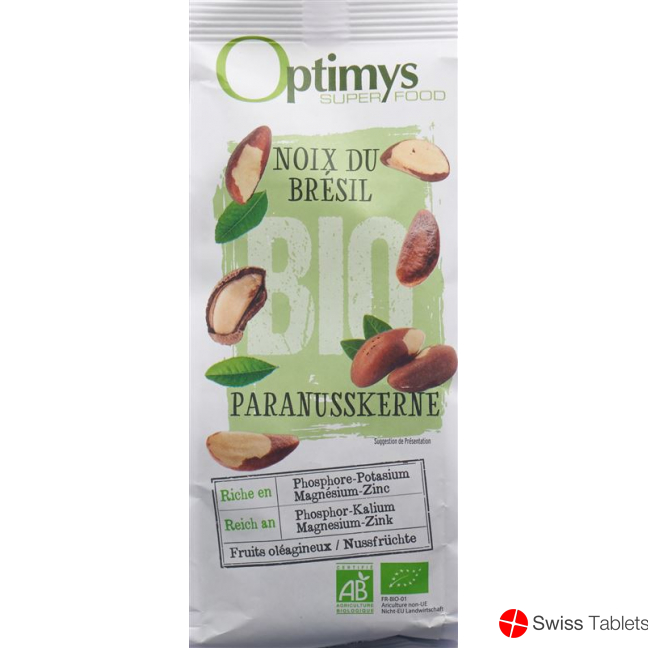 Optimys Brazil nut kernels organic 200 g buy online