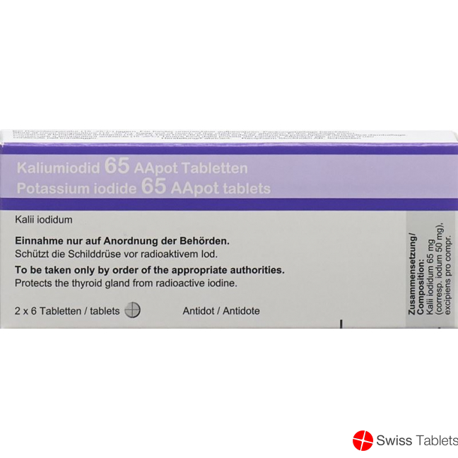 Potassium iodide 65 AApot tbl 65 mg 12 pcs