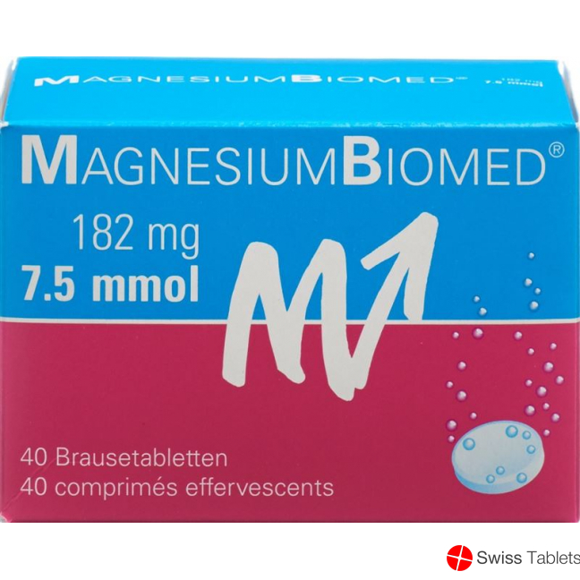 Magnesium Biomed Brausetabl 40 pcs