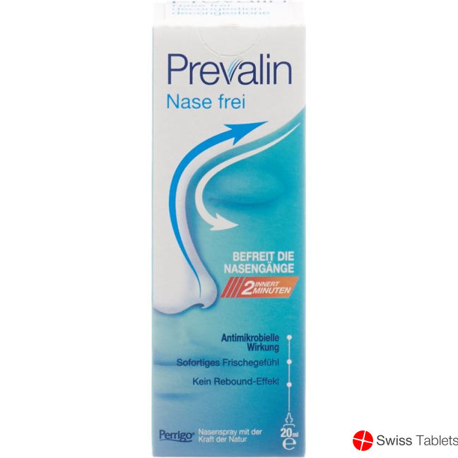 Prevalin nose freely nasal spray 20 ml