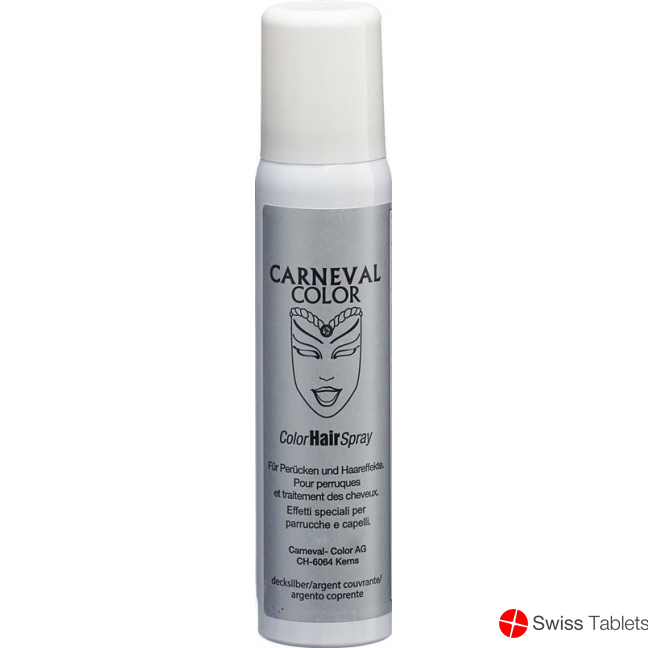 Carneval Color Hair Spray Silber 100ml buy online