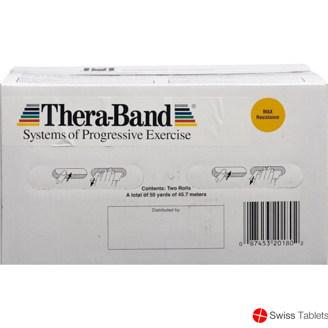 Theraband 45mx12.7cm gold max strong