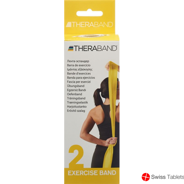 Theraband 2.5mx12.7cm yellow light