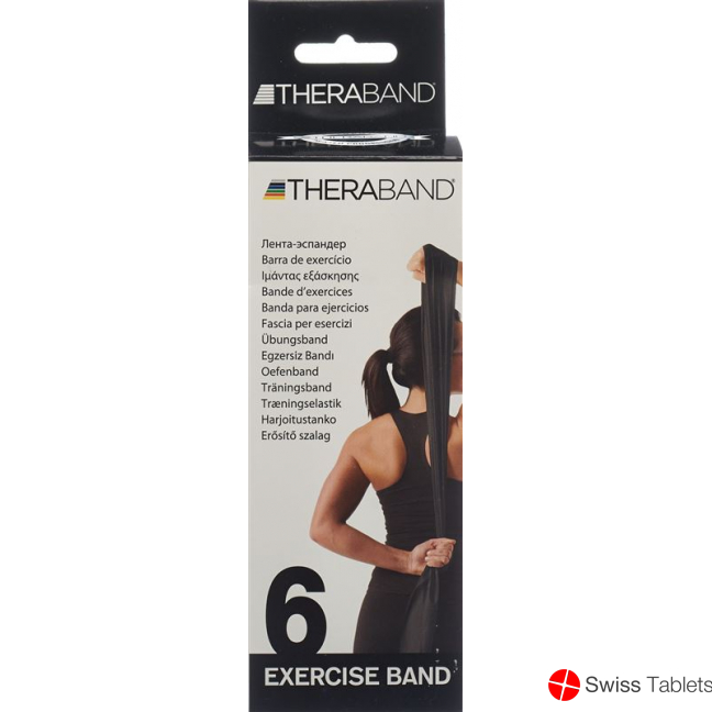 Theraband 2.5mx12.7cm black special strong