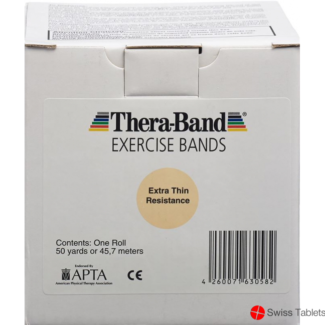 Theraband 45mx12.7cm extra light beige