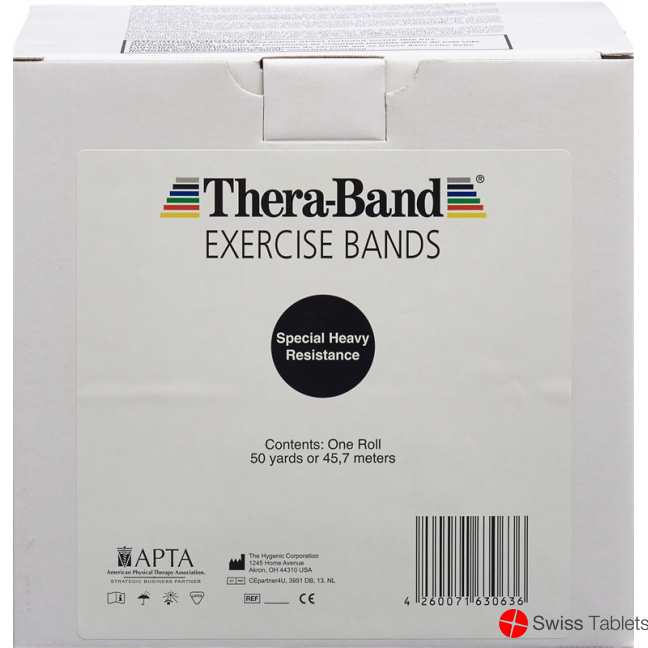 Theraband 45mx12.7cm black special strong