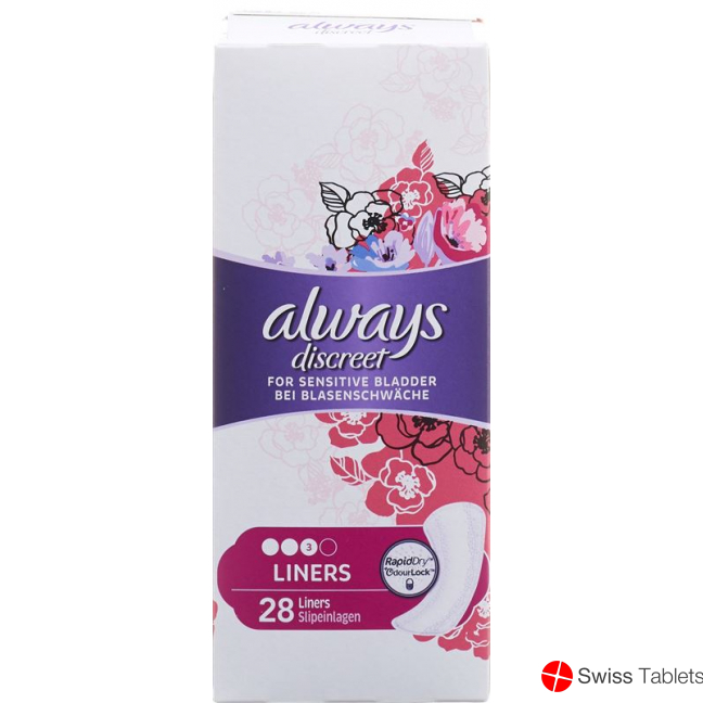 always Discreet incontinence liner 28 pieces
