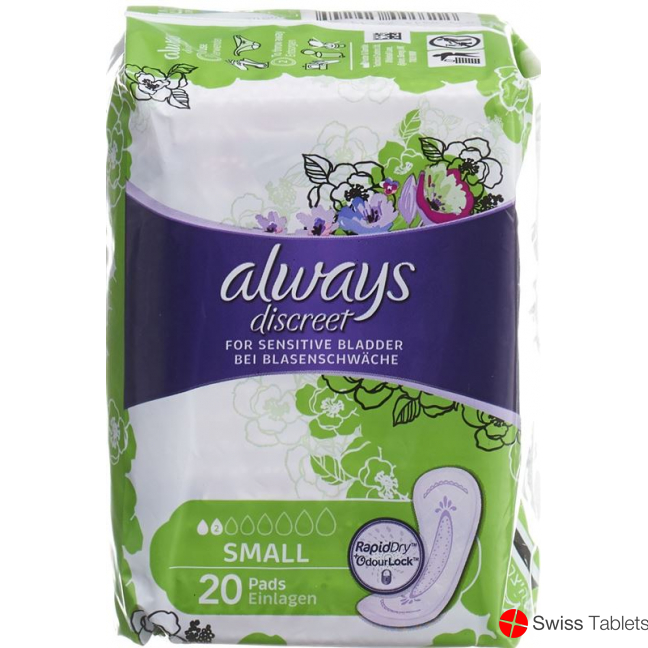 always Discreet incontinence Small 20 pcs