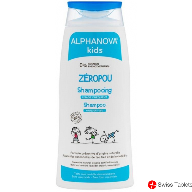 Alpha Nova kids ZEROPOU shampooing préventif 200 ml