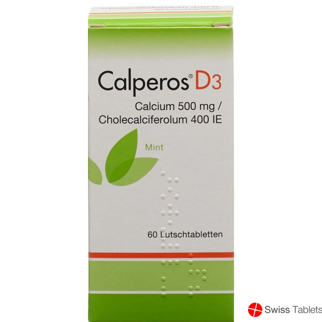 Calperos D3 Lutschtabl mint Ds 60 pcs