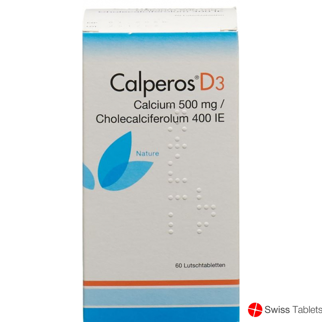 Calperos D3 Lutschtabl nature Ds 60 pcs