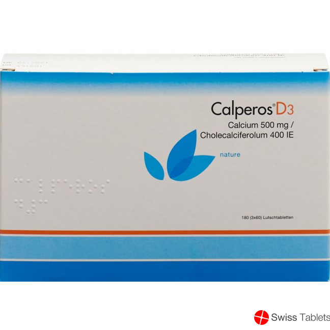 Calperos D3 Lutschtabl nature Ds 180 pcs