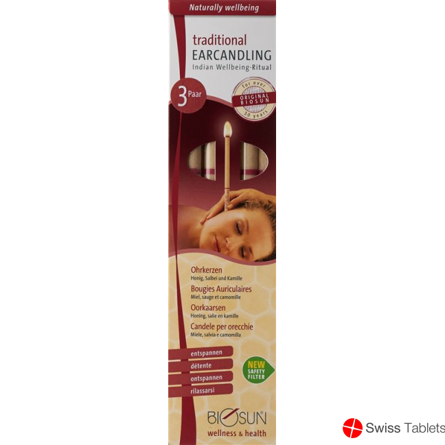 Biosun Hopi traditional Earcandles 3 pairs