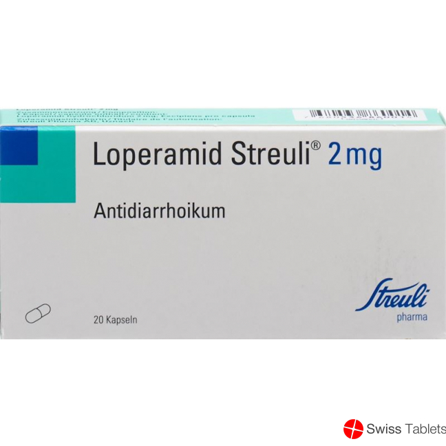 Loperamide 2 mg Streuli Kaps 20 pcs
