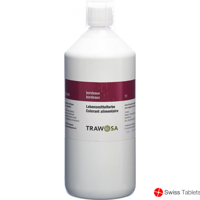 Trawosa food dye bordeaux 1000 ml