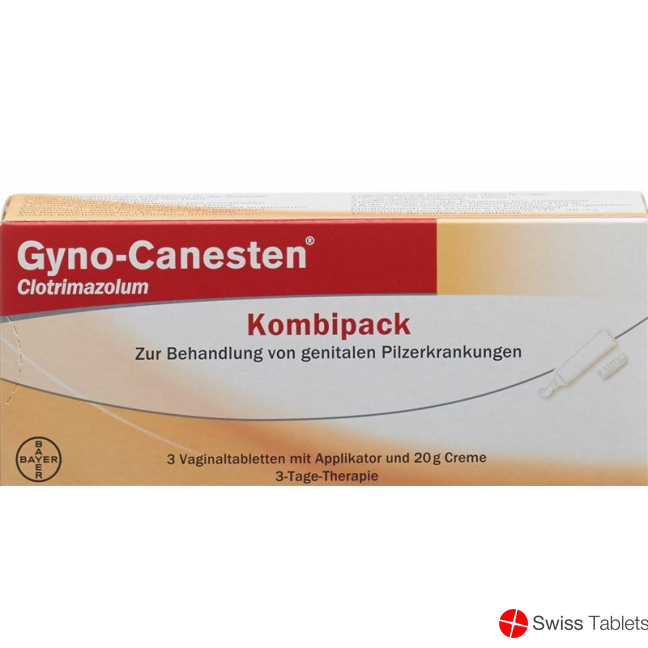 Gyno-Canesten Kombipack 3 vaginal tablets and 20 g cream