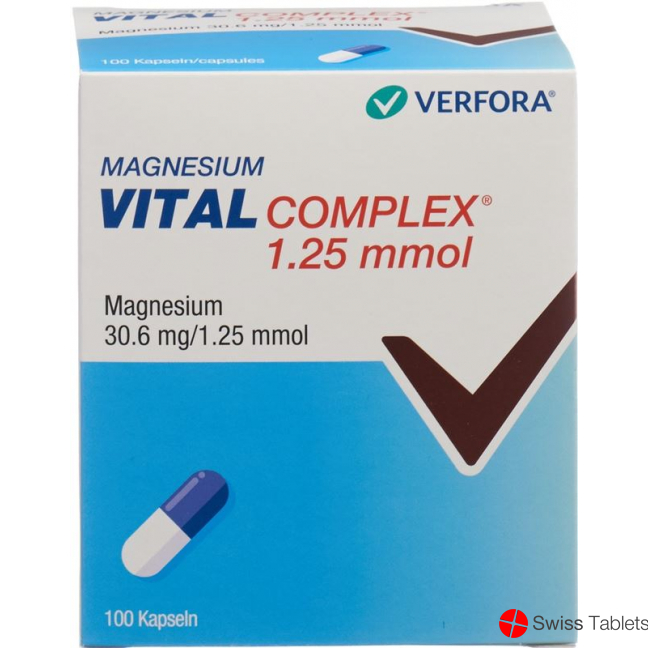Magnesium Vital Complex Kaps 25.1 mmol 100 pcs