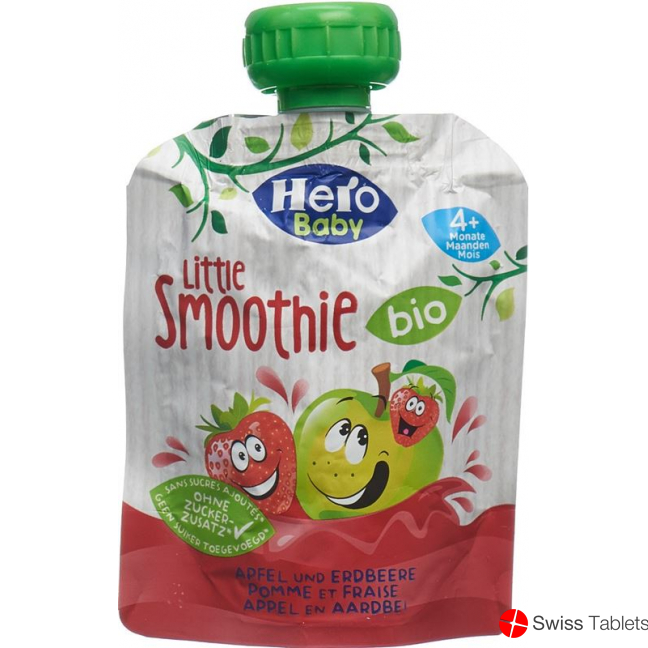Hero Baby Organic Smoothie apple strawberry Btl 90 g