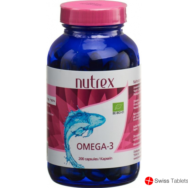 NUTREX Omega 3 fish oil Kaps 500 mg Bio Ds 200 pcs