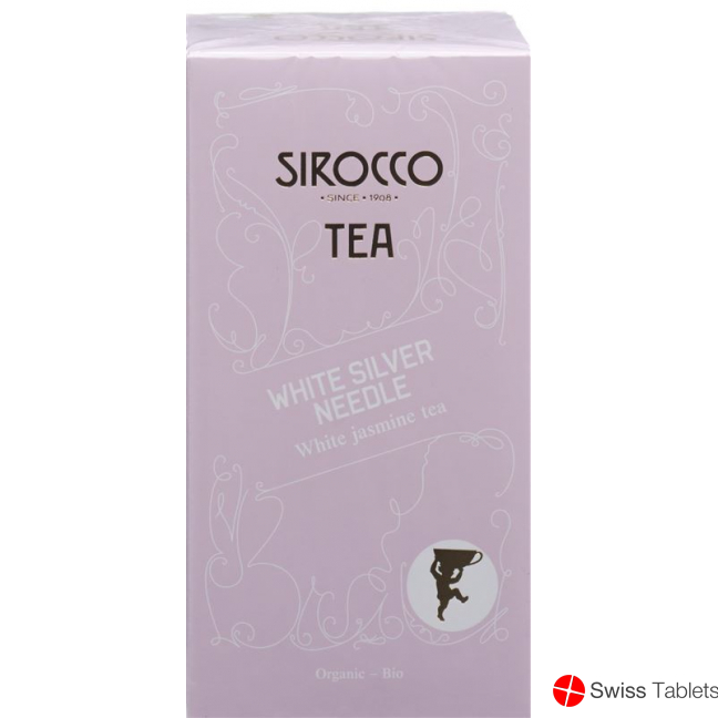 Sirocco 20 pieces teabags white silver needle