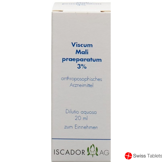 Iscador Viscum Mali Praeparatum 3% Dilutio aquosa 20 ml