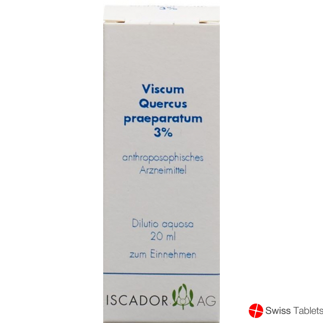 Iscador Viscum Quercus Praeparatum 3% Dilutio aquosa 20 ml