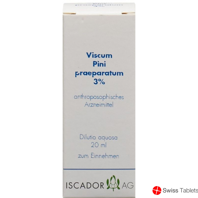 Iscador Viscum Pini Praeparatum 3% Dilutio aquosa 20 ml