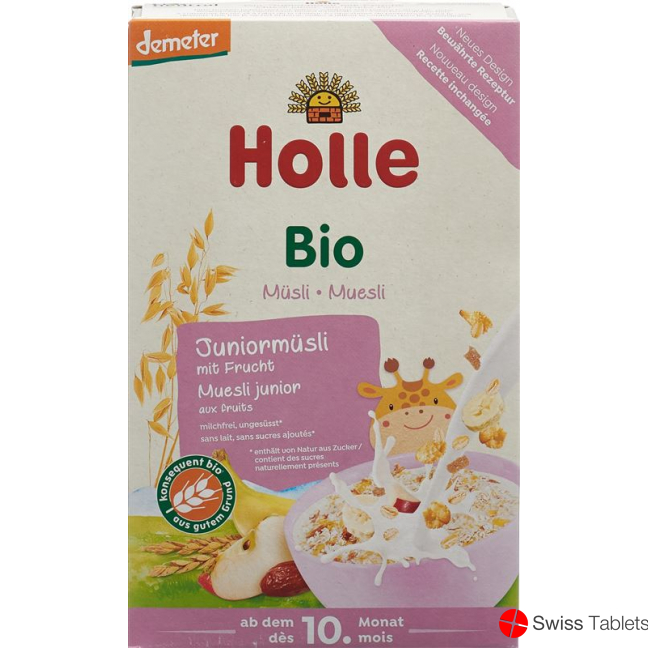 Holle Bio-Juniormuesli Mehrkorn mit Frucht 250g buy online