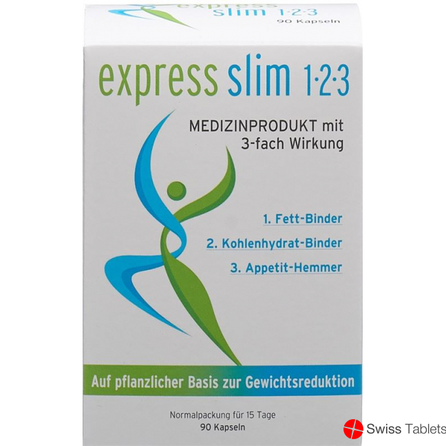express slim 1-2-3 Kaps with 3-fold effect 90 pcs