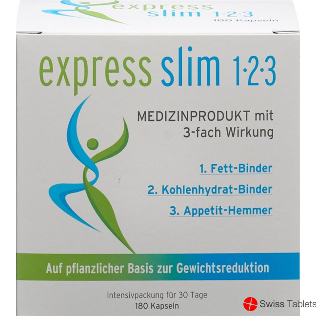 express slim 1-2-3 Kaps with 3-fold effect 180 pcs