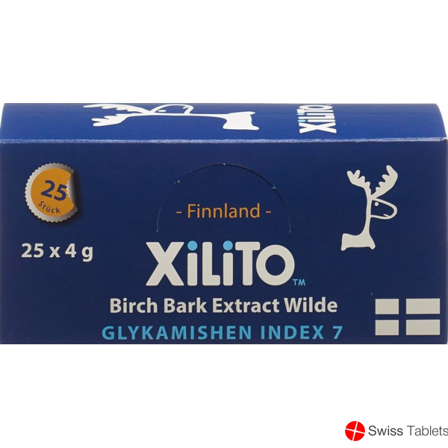 Xylitol Xilito Birkenzucker Finland 25 Battalion 4 g