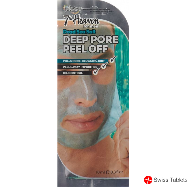 7th Heaven peel-off face mask for men 10 ml