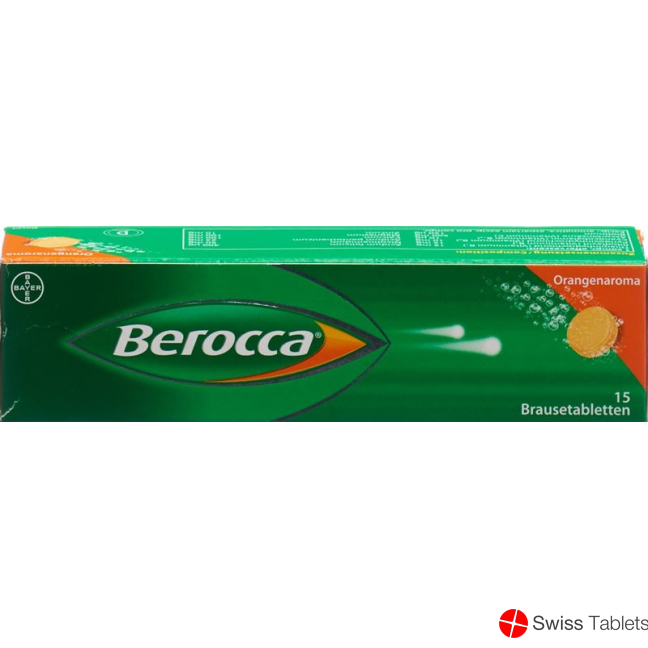 Berocca Brausetabl orange flavor 15 pcs