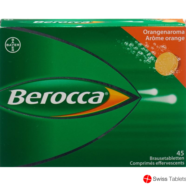 Berocca Brausetabl Orange flavor 45 pcs