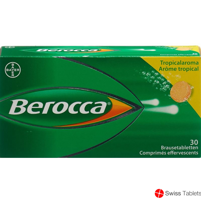 Berocca Brausetabl Tropical Flavor 30 pcs