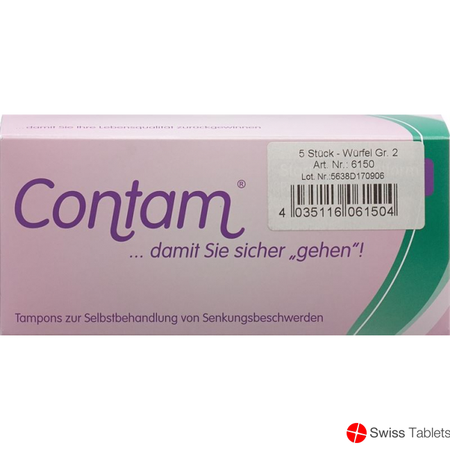 Contam cube 37mm size 2 5 pcs